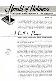 Title Page of Herald of Holiness - April 18, 1956