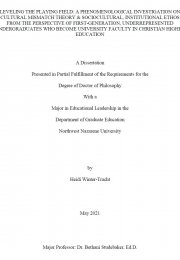 Dissertation cover