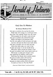 Title Page of Herald of Holiness - April 28, 1954
