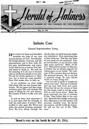 Title Page of Herald of Holiness - May 19, 1954