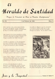 Portada: Jesús y la tempestad, Teodoro E. Quirós V.