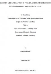 Dissertation cover