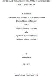 Dissertation cover