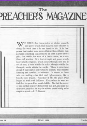 Preacher's Magazine Cover