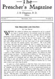 Cover of Preacher's Magazine