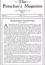 Cover of Preacher's Magazine