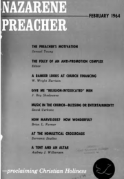 Title Page of Nazarene Preacher