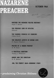 Title Page of Nazarene Preacher