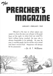 Title Page of Preacher's Magazine