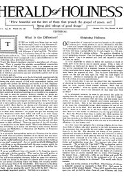 Title Page of Herald of Holiness - March 14, 1917