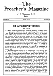 Cover of Preacher's Magazine