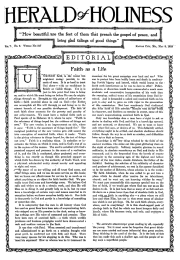 Title Page of Herald of Holiness - May 8, 1918
