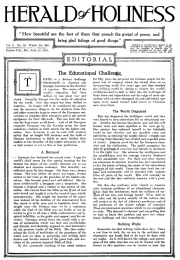 Title Page of Herald of Holiness - July 23, 1919