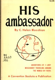 Cover Image - His Ambassador
