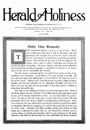 Title Page of Herald of Holiness - June 16, 1920