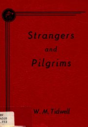 Image of book cover Strangers and Pilgrims