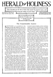 Front page of Herald of Holiness - March 1, 1922