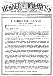 Front page of Herald of Holiness - July 21, 1926
