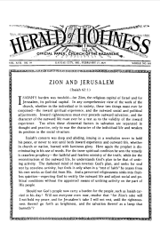 Front page of Herald of Holiness - February 27, 1929