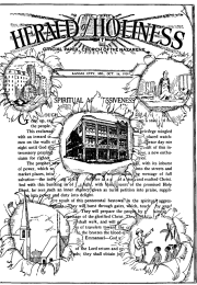 Front page of Herald of Holiness - October 16, 1929
