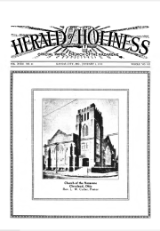 Front page of Herald of Holiness - January 1, 1930