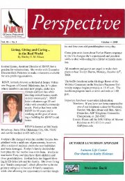 The Academy Perspective Vol. 18 2008-2009