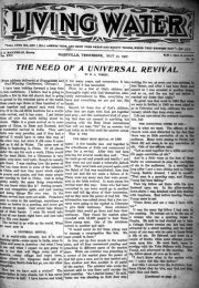 Living Water, May 30, 1907