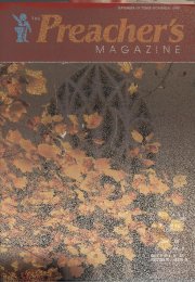 Preacher's Magazine Volume 66 Number 1, September, October, November, 1990