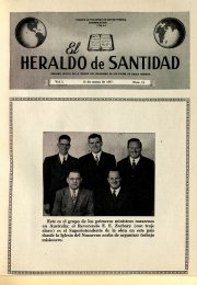 El Heraldo de Santidad, 15 de Marzo 1947, Vol. 1 N° 12