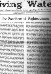 Living Water, Sept. 19, 1918