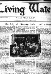 Living Water, Mar. 9, 1916