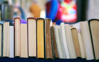 books in a row 