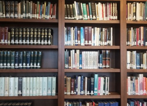 bookshelf with books