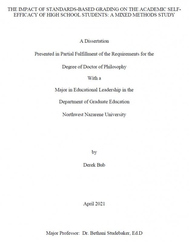 Dissertation cover