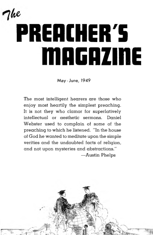 Title Page of Preacher's Magazine