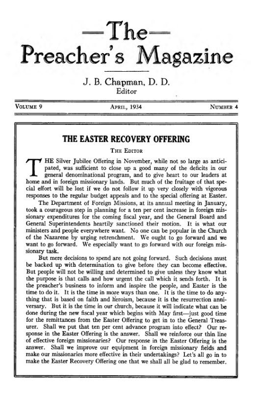 Cover of Preacher's Magazine