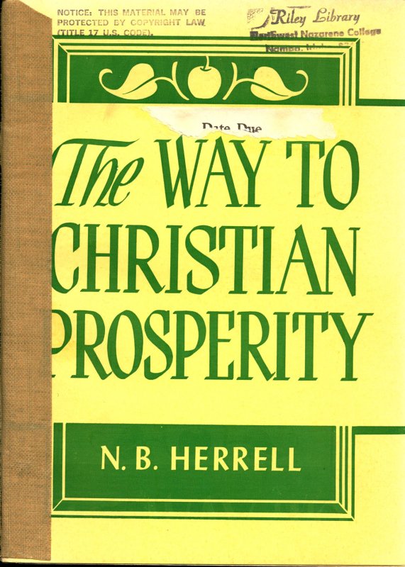 image of book cover The Way to Christian Prosperity