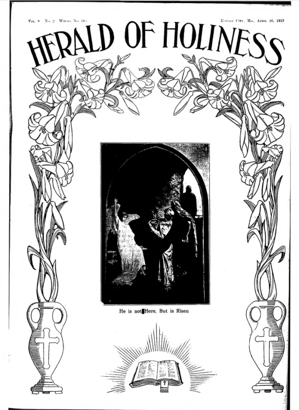 Title Page of Herald of Holiness - April 16, 1919