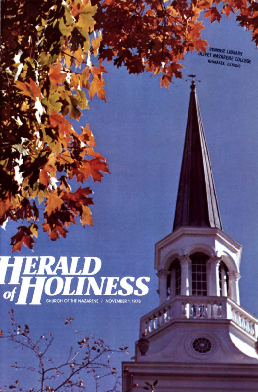 Herald of Holiness - November 1, 1978