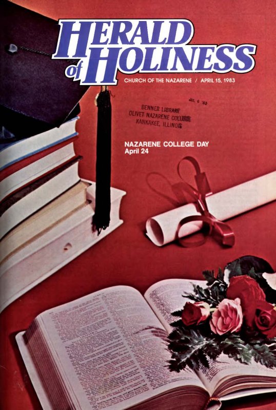 Herald of Holiness - April 15, 1983