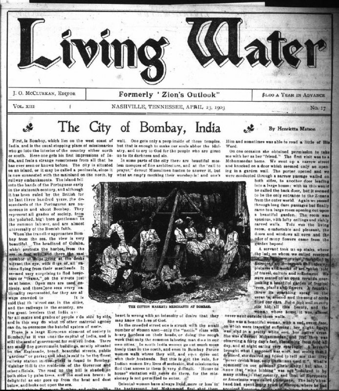 Living Water, Mar. 9, 1916