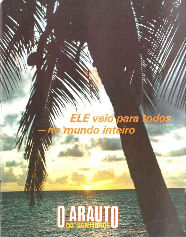 O ARAUTO DA SANTIDADE -  1 DE SETEMBRO DE 1980